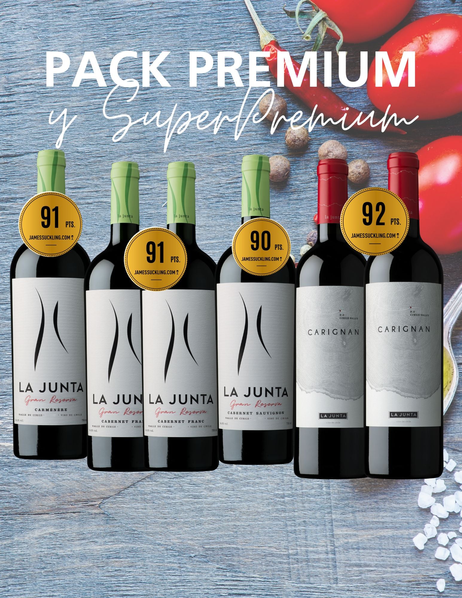 PACK PREMIUM (6 vinos)