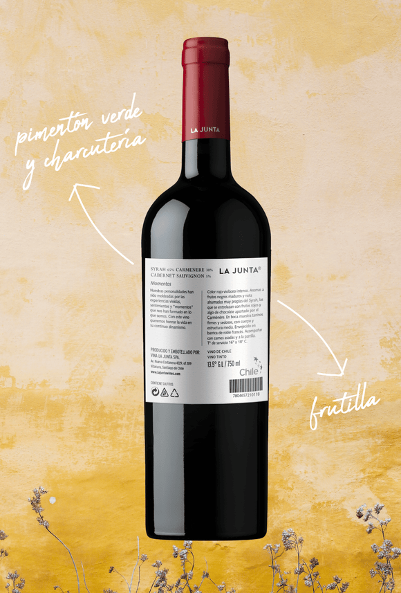 LA JUNTA MOMENTOS SYRAH / CARMENERE RESERVA